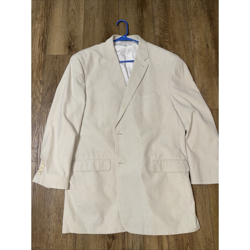 Adolfo Sport‎ Coat Ivory 46 L